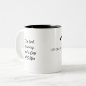 ジョーのカフェのコーヒー2調子のコーヒー・マグ ツートーンマグカップ (正面左)