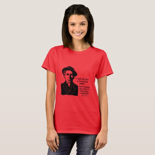 ジョーの丘の引用文、Moun整理Tシャツ Tシャツ (正面フル)