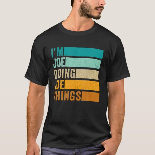 ジョーの名おもしろい前 Tシャツ (正面)