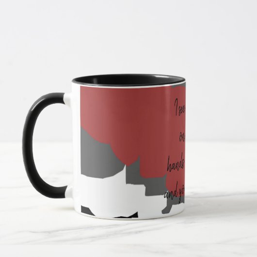 ジョーの手を離す マグカップ (左)