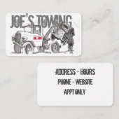 ジョーの牽引 名刺 (正面/裏面)