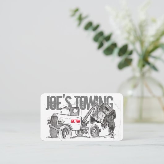 ジョーの牽引 名刺 (スタンド正面)