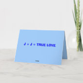 ジョーの誕生日カード カード (裏面)