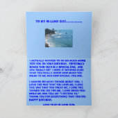 ジョーの誕生日カード カード (内部)