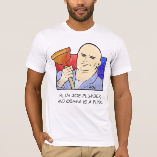-ジョーの鉛管工大統領のためのジョン・マケイン Tシャツ (正面)