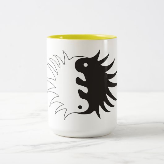 ジョーのPorcヤンのコップ ツートーンマグカップ (中央)