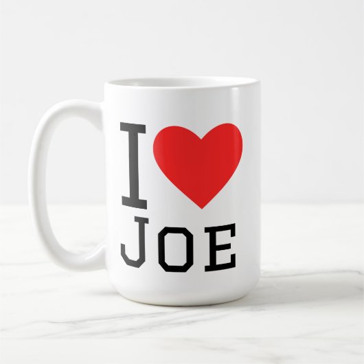 ジョーを愛して コーヒーマグカップ (左)