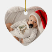 ジョーイ初めてのクリスマスカスタム セラミックオーナメント (裏面)