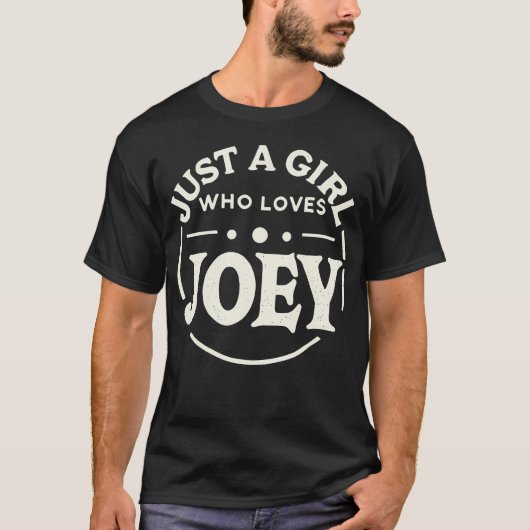 ジョーイ大好き女子 キュートなジョーイ Tシャツ (正面)
