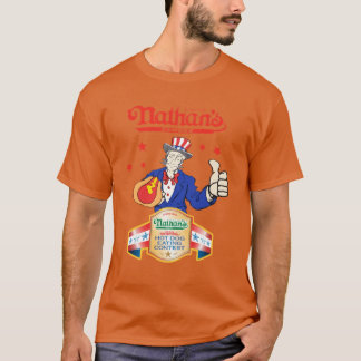 ジョーイ・チェストナット ネイサンズホットドッグ早食い 第四の七 Tシャツ