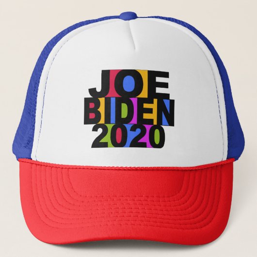 ジョーカラフルバイデン氏2020帽子 キャップ (正面)