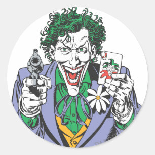 ジョーカーが銃を突き出す ラウンドシール