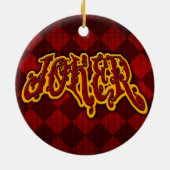 ジョーカーのオーナメント セラミックオーナメント (裏面)