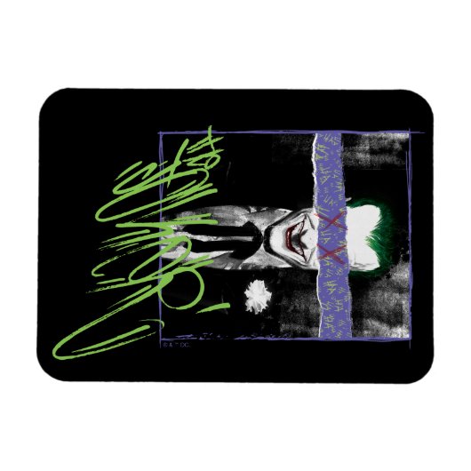 ジョーカーのスクラップブック写真 マグネット (横)