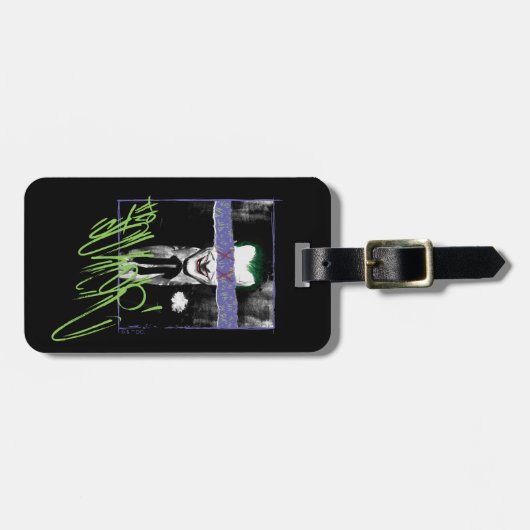 ジョーカーのスクラップブック写真 ラゲッジタグ (正面横)