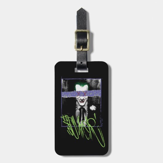 ジョーカーのスクラップブック写真 ラゲッジタグ (正面縦)