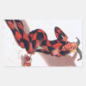 ジョーカーのピン留め 長方形シール (正面)