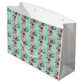 ジョーカーのプードルのギフトバッグ ラージペーパーバッグ (裏面アングル)