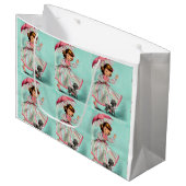 ジョーカーのプードルのギフトバッグ ラージペーパーバッグ (正面アングル)