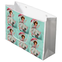 ジョーカーのプードルのギフトバッグ ラージペーパーバッグ