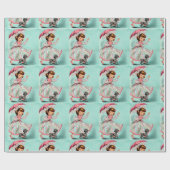 ジョーカーのプードルの包装紙 ラッピングペーパー (フラット)