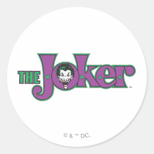 ジョーカーのロゴ ラウンドシール