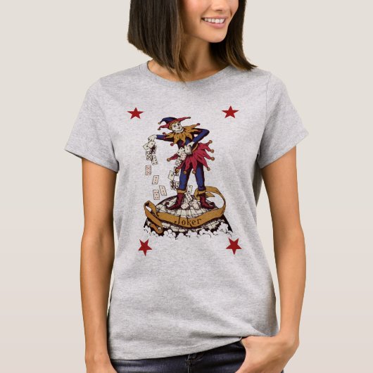 ジョーカーの女性のTシャツ Tシャツ (正面)