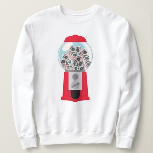 ジョーカーの球機械ワイシャツ スウェットシャツ (デザイン正面)