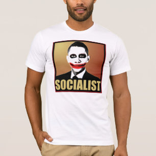 ジョーカーの社会主義者オバマ Tシャツ