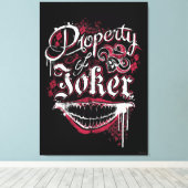 ジョーカーの自殺の分隊|の特性 キャンバスプリント (インサイチュ (ウッドフロア))