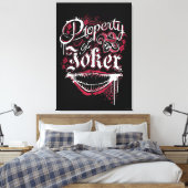 ジョーカーの自殺の分隊|の特性 キャンバスプリント (インサイチュ (寝室))