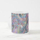 ジョーカーの顔のマグ フロストグラスマグカップ (正面左)