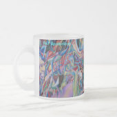 ジョーカーの顔のマグ フロストグラスマグカップ (左)