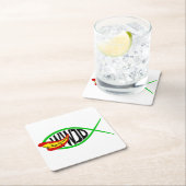 ジョーカーは何をする？ スクエアペーパーコースター (インサイチュ)