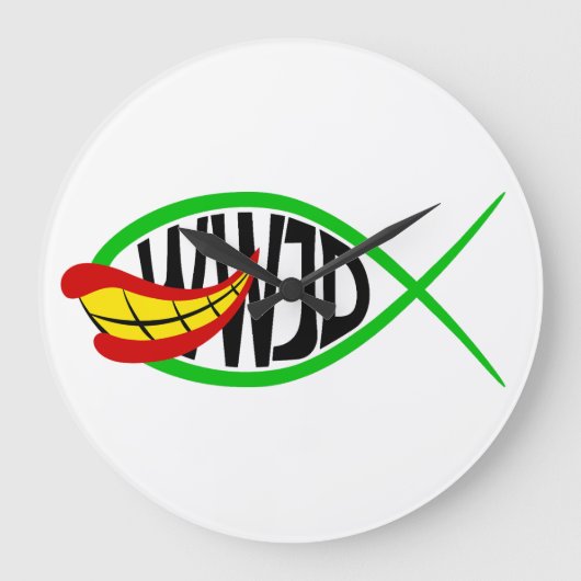 ジョーカーは何をする？ ラージ壁時計 (正面)