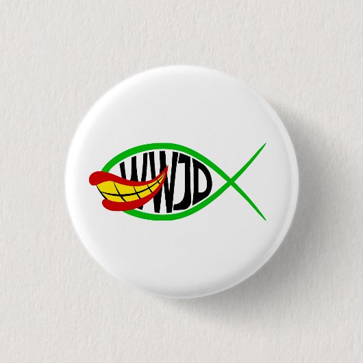 ジョーカーは何をする？ 缶バッジ (正面)