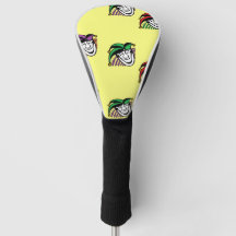 ジョーカーカラフル帽子のパターン黄色