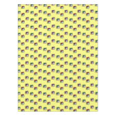 ジョーカーカラフル帽子のパターン黄色 テーブルクロス (正面)