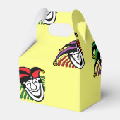 ジョーカーカラフル帽子のパターン黄色 フェイバーボックス (裏面サイド)
