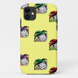 ジョーカーカラフル帽子のパターン黄色 iPhone 11 ケース