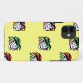 ジョーカーカラフル帽子のパターン黄色 Case-Mate iPhoneケース (裏面(横))