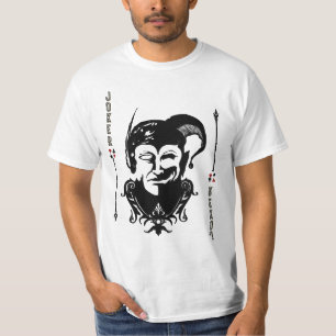 ジョーカーカード顔Tシャツ Tシャツ