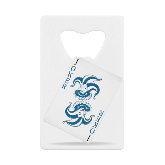 ジョーカーカード クレジットカード栓抜き (正面)