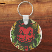 ジョーカーレトロ漫画ブックモンタージュ キーホルダー (正面)