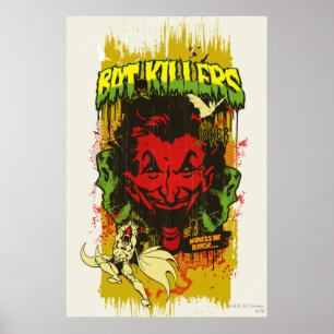 ジョーカーレトロ漫画ブックモンタージュ ポスター