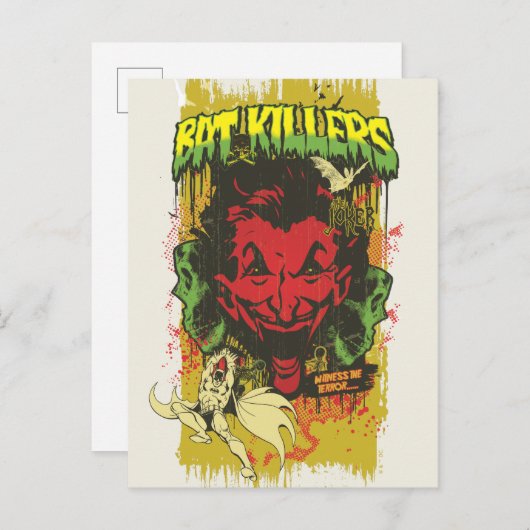 ジョーカーレトロ漫画ブックモンタージュ ポストカード (正面/裏面)