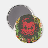 ジョーカーレトロ漫画ブックモンタージュ マグネット (正面/裏面)