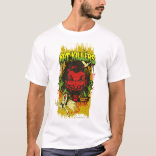 ジョーカーレトロ漫画ブックモンタージュ Tシャツ