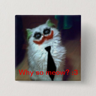 ジョーカー猫 缶バッジ