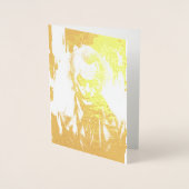 ジョーカー誕生日カード自分の文字を追加!!!!! 箔カード (正面)